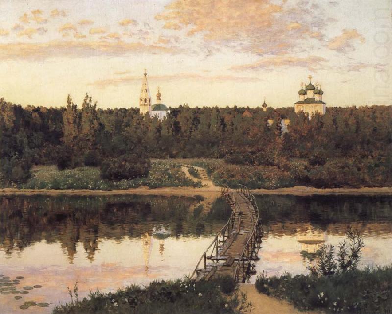 The noiseless closter, Levitan, Isaak